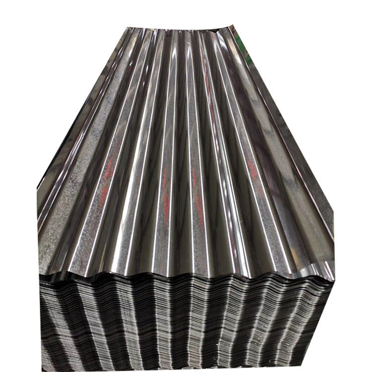 0.4 mm de espesor de chapa galvanizada de zinc transparente transparente de cubierta corrugada con certificado RoHS