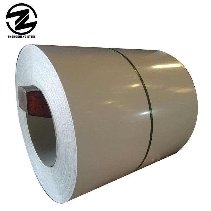 Personalizable 0,4 mm Color blanco recubierto ral 9016 Prepintado bobinas galvanizadas De Acero ppgi ppgl bobina de acero Dentro de 7 días