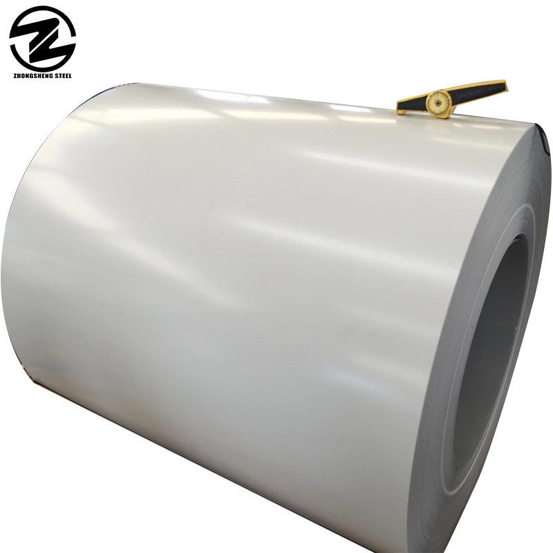 0.35*1219mm Tamaño Ral 9003 Prepintado Galvanizado PPGI Grado de bobina de acero DX51D Z/SGCC/DC01 Z/DC51D Z 3-5 toneladas Peso de la bobina