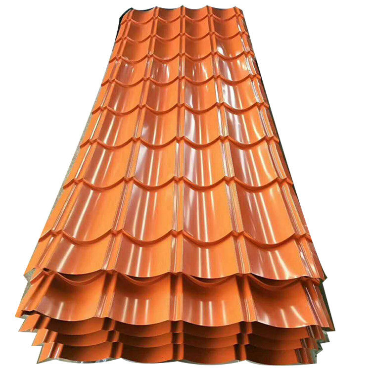 CRC Materia prima baja de importación y RAL 9047 Altura estándar de acero Trapezoide de metal colorido de la hoja de techo para la inspección