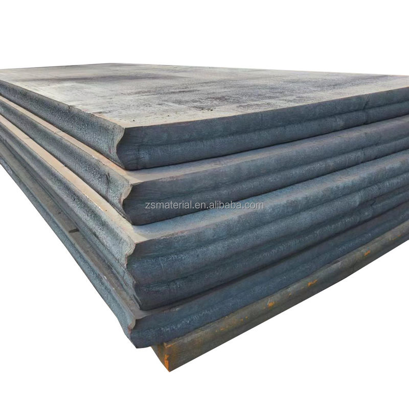 ASTM A36 ASTM A572 Gr.50 Tolerancia de recubrimiento de chapa de acero ± 1% Placa de acero negra laminada en caliente con recubrimiento y tolerancia ± 1%