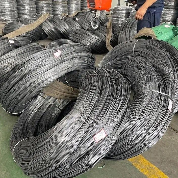 Rodas de alambre de acero al carbono SAE 1008 sin aleación 5,5 mm 6,5 mm para procesamiento de uñas Servicio de soldadura