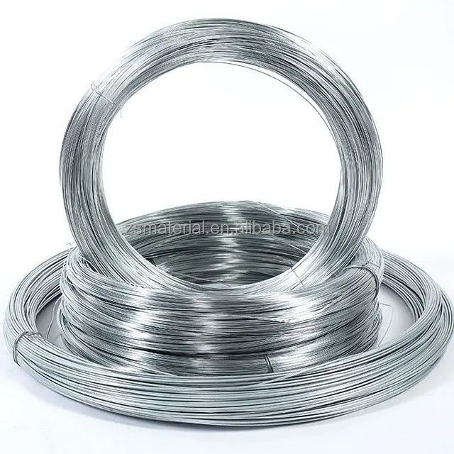 SAE1008 SAE1006 2.2mm 2.5mm 3.2mm alambre de acero galvanizado con tolerancia ± 1% y recubrimiento de zinc
