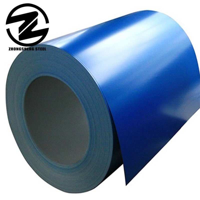 3-5 toneladas Peso de la bobina Z121-Z180 Revestimiento RAL5017 Azul Prepintado PPGI Bobina de acero 0.21*914mm