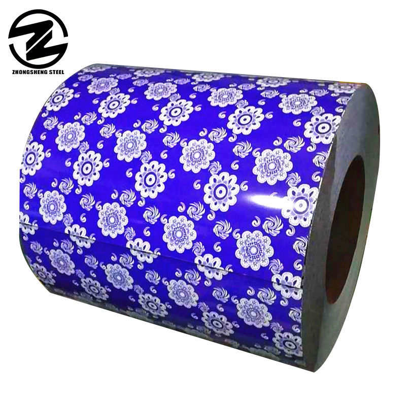 Color azul RAL PPGI RAL9002 RAL5016 bobina de acero recubierta de color S320GD RAL8017 con longitud según el requisito de su cliente