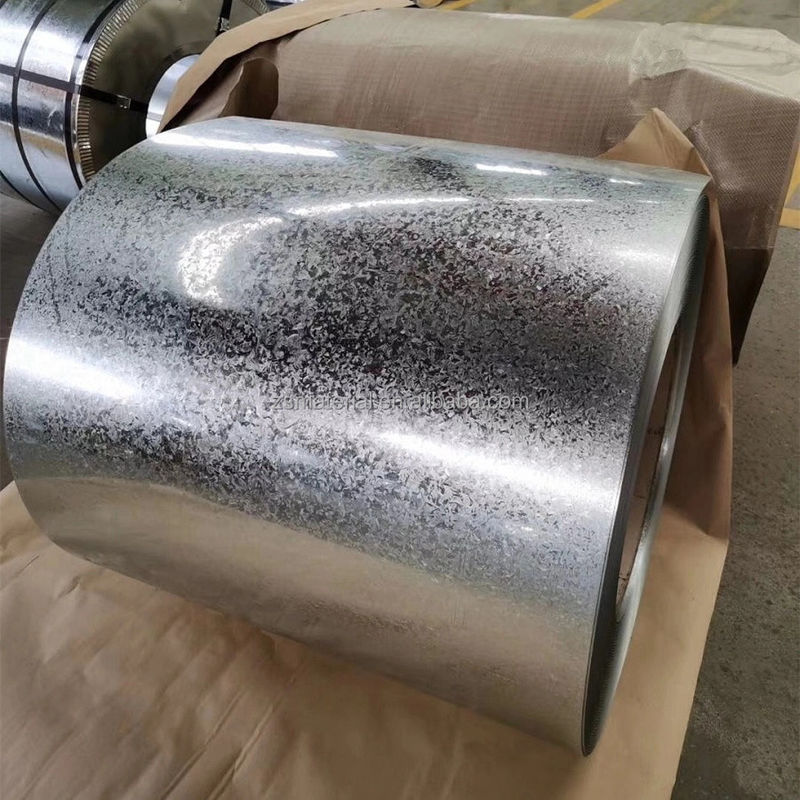 Hojas de acero galvanizado en caliente en bobinas Z275g con tolerancia ± 1% y bobina SGCC/DX51D recubierta de zinc de color