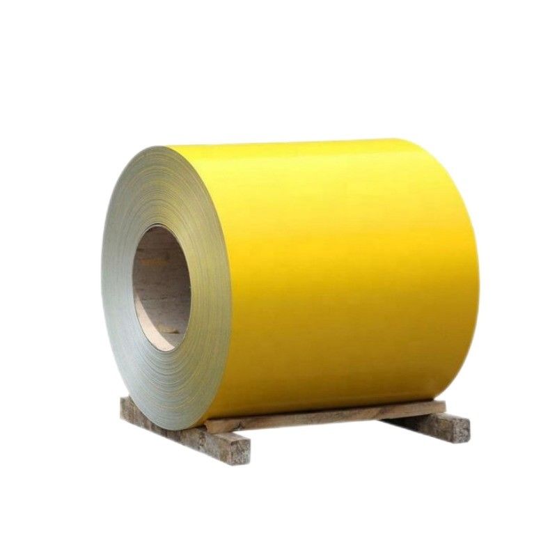 JIS/BS/EN/ASTM Standard bobinas prepintadas galvanizadas PPGI para la fabricación de láminas corrugadas y bobinas de acero recubiertas de color PPGI