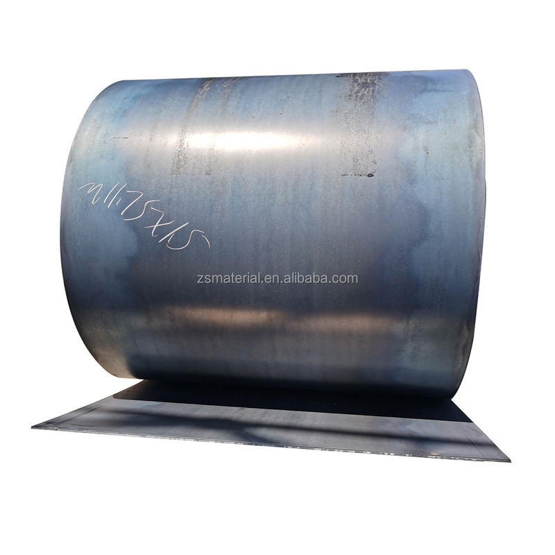 Rollo de chapa de acero PVOC SS400 Q235 Q345 MS hierro negro chapa suave de acero al carbono laminado en caliente con tolerancia de ± 1%