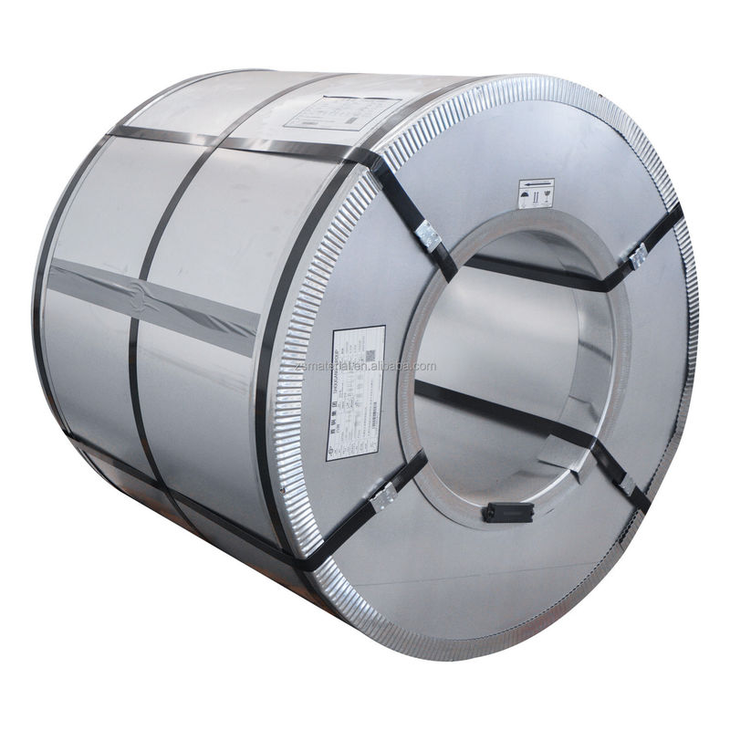G550 Material de construcción laminado en frío bobina de acero suave / hoja / tira 0,35 mm-19 mm ancho con tolerancia ± 1% y longitud personalizada