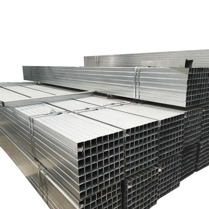 Servicio de procesamiento tubular Soldadura 20X20 tubo cuadrado galvanizado tubo rectangular de acero ERW GI tubo de hierro soldado tubular