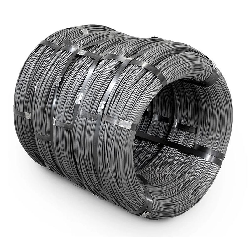 Estándar ASTM de Acceso Listo Negro 1 mm 0,8 mm 1,2 mm q195 q235 q345 alambre de acero al carbono para la fabricación de uñas Brush de alambre de acero Muestra gratuita