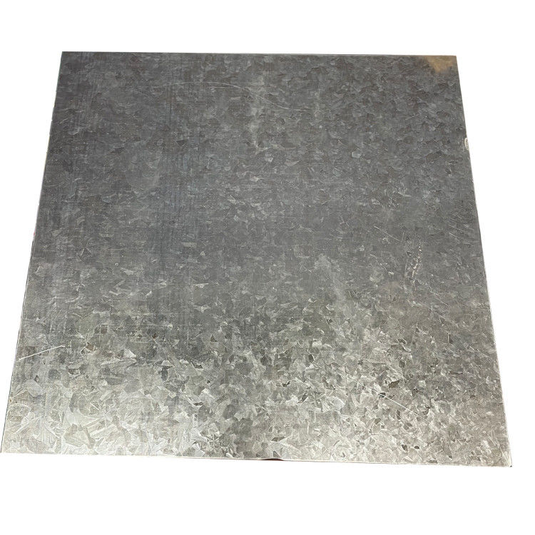 10 x 10 placas de metal de chapa galvanizada SPCC DC01 Placa de acero galvanizado para una dureza total