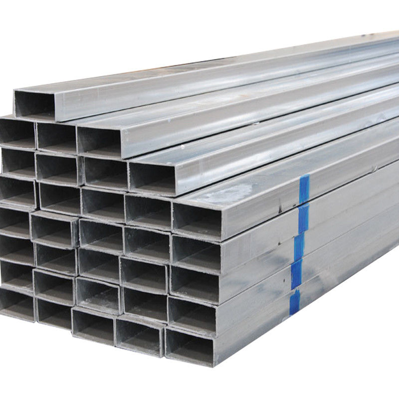 Tubo rectangular galvanizado de 2x2 pulgadas certificado ISO facturado según el peso real para los requisitos del cliente