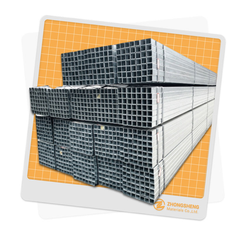 Tubo de acero galvanizado de alta resistencia a la tracción para remolque en forma rectangular de 40x60 y plazo CIF