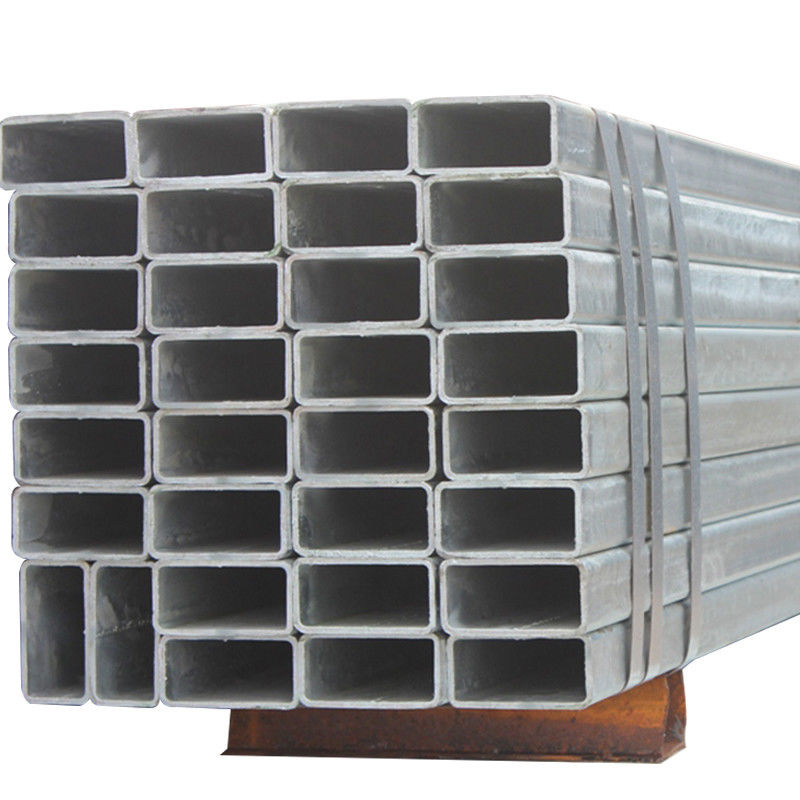 Tubo galvanizado de diámetro grande ligeramente engrasado Cuadrado Rectangular Tubo de alcantarillado de acero empapado en caliente Tubo de acero galvanizado